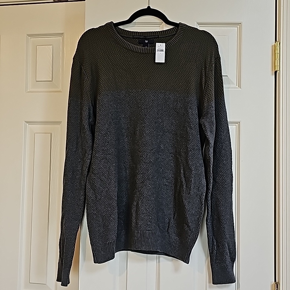 Gap Color Block Knit Crewneck Sweater Medium